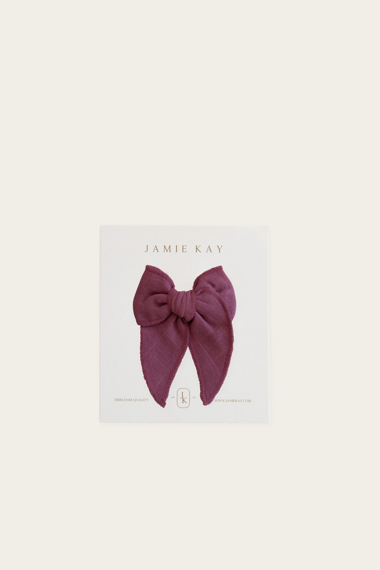 Baby woven bow hair clip